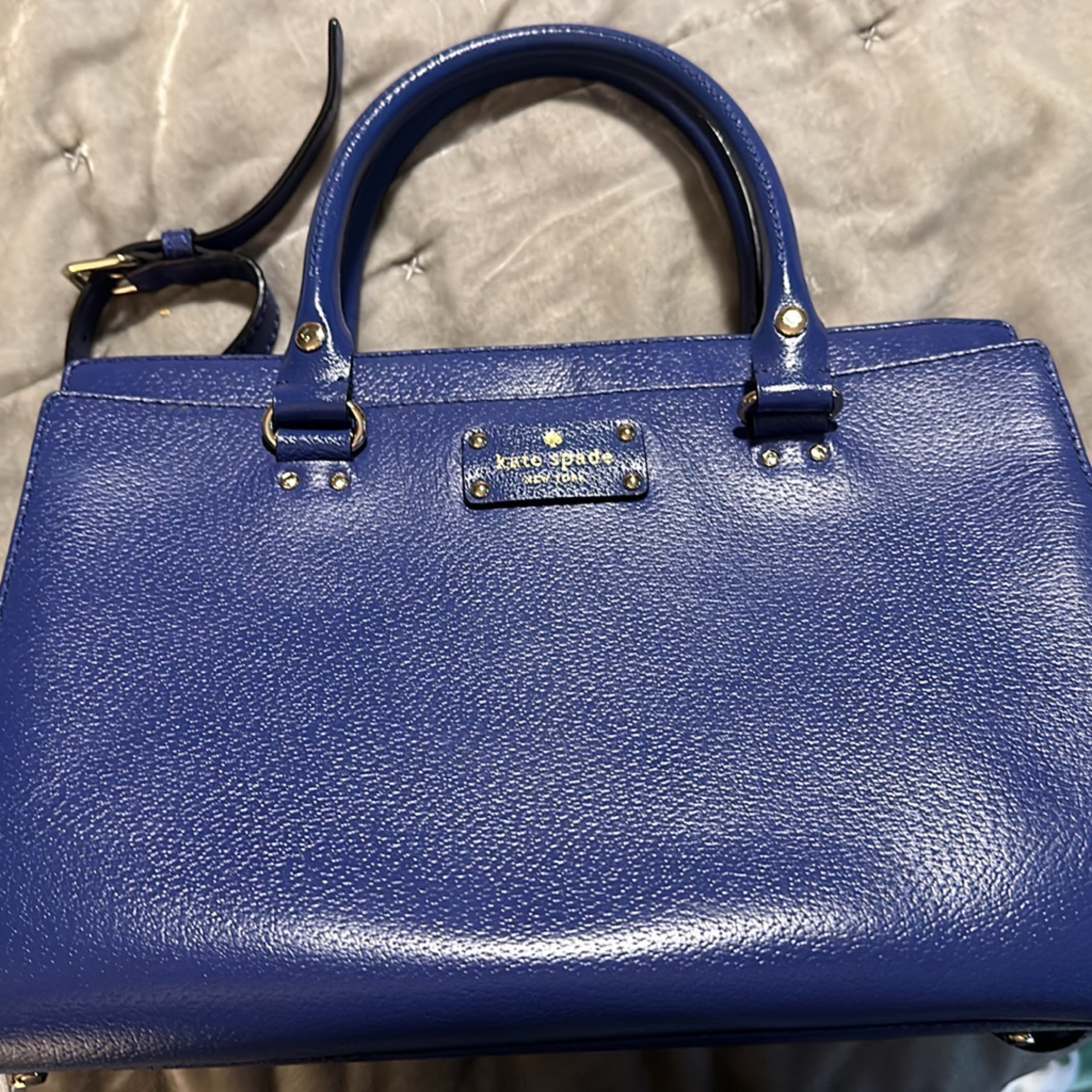 Kate Spade Cameron Satchel- Royal Blue